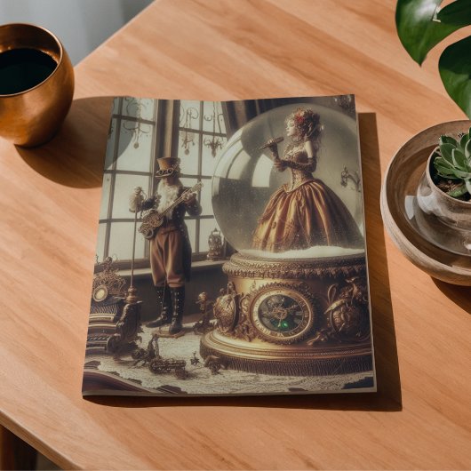 スノービクトリアングローブパフォーマーSteampunk音楽 薄葉紙