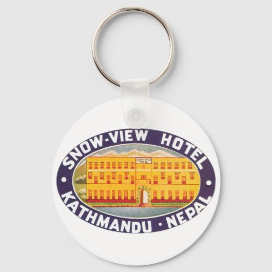 スノービューホテルカトマンズネパール キーホルダー (正面)
