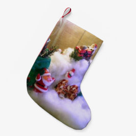 スノービレッジのクリスマスストッキング スモールクリスマスストッキング