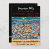スノービレッジ ラヤ クリスマスパーティー招待状 招待状 (正面/裏面)