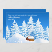 スノービーキャビン招待状 招待状 (正面/裏面)