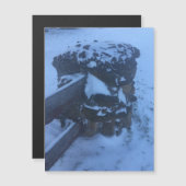 スノーピラーマグネット (正面/裏面)