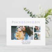 スノーピースラブジョーマルチプルフォトタイポグラフィ シーズンカード (スタンド正面)