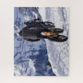 スノーファットビークスマウンテンバイク自転車サイクリング ジグソーパズル (縦)