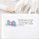 スノーファミリー住所 シール (インサイチュ)