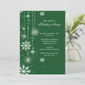 スノーフエレガントレークスホリデーパーティ招待状 招待状 (スタンド正面)