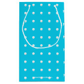 スノーフォールダンサーアクア スモールペーパーバッグ (裏面)