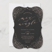 スノーフォールホリデーパーティー招待状 招待状 (正面)