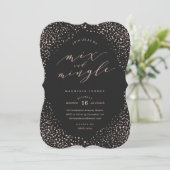 スノーフォールホリデーパーティー招待状 招待状 (スタンド正面)