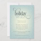 スノーフォールホリデーパーティー 招待状 (正面)