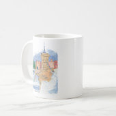 スノーフォールラグーンマグ コーヒーマグカップ (正面左)