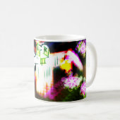 スノーフクロウおもしろい コーヒーマグカップ (正面右)