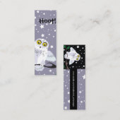 スノーフクロウのしおり スキニー名刺 (正面/裏面)