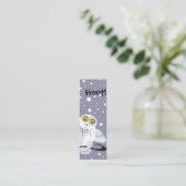 スノーフクロウのしおり スキニー名刺 (スタンド正面)