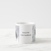 スノーフクロウのエスプレッソマグカップ エスプレッソカップ (正面)