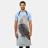 スノーフクロウのエプロン エプロン (着用した状態)
