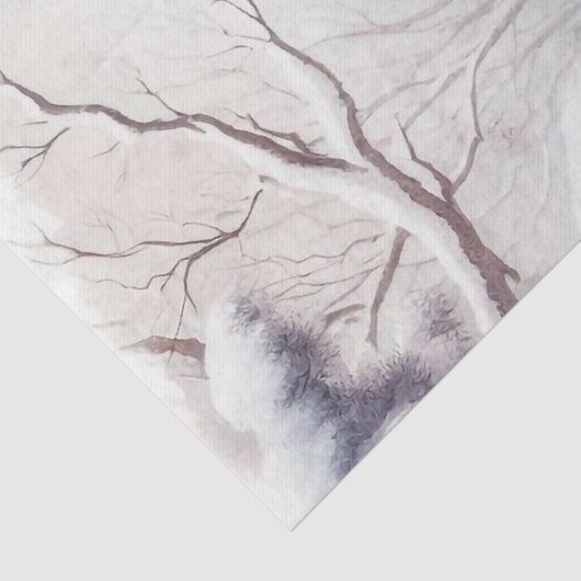 スノーフクロウの水の色のデコページ 薄葉紙 (詳細)