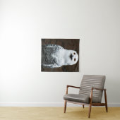 スノーフクロウの腕時計 タペストリー (インサイチュ(横))