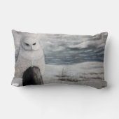 スノーフクロウオンポスト装飾用クッション ランバークッション (裏面)