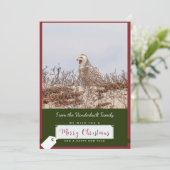 スノーフクロウクリスマスカード シーズンカード (スタンド正面)