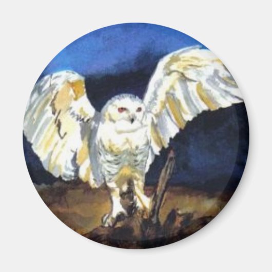 スノーフクロウバイポーラアドウェル マグネット (正面)