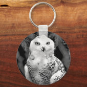 スノーフクロウベビーキーチェーン キーホルダー (正面)