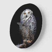 スノーフクロウ時計 ラージ壁時計 (傾斜)