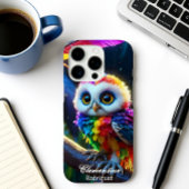 スノーフクロウ熱帯産フクロウ iPhoneケース