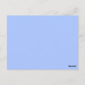 スノーフクロウ葉書 ポストカード (裏面)