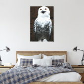 スノーフクロウ24x36 (60x90cm)ワクnm キャンバスプリント (インサイチュ (寝室))