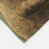 スノーフクロウ・アウドゥボンバードのアートワーク フリースブランケット (角)