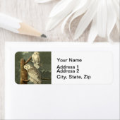 スノーフクロウ・アウドゥボンバードのアートワーク ラベル (インサイチュ)