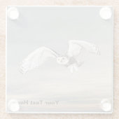 スノーフクロウ ガラスコースター (裏面)