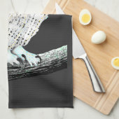 スノーフクロウ キッチンタオル (四つ折り)