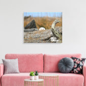 スノーフクロウ キャンバスプリント (インサイチュ (リビング))