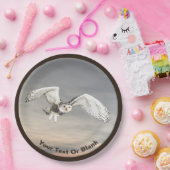 スノーフクロウ ペーパープレート (パーティー)