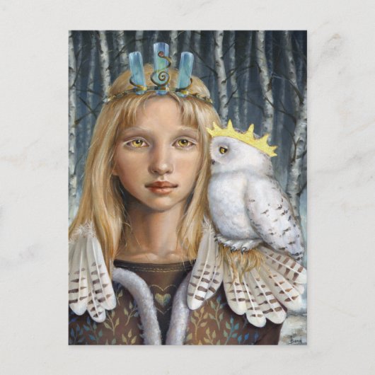 スノーフクロウ ポストカード (正面)