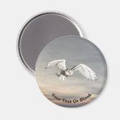 スノーフクロウ マグネット (正面/裏面)