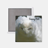 スノーフクロウ マグネット (正面/裏面)