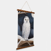スノーフクロウ 吊り下げ型タペストリー (傾斜あり)