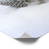 スノーフクロウinザスノーポスタープリント ポスター (角)