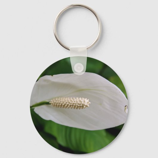 スノーフラワーキーチェーン キーホルダー (正面)