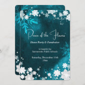 スノーフラワーズウィンターファンレイザーイベント 招待状 (正面/裏面)