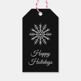 スノーフレッエレガントク企業のホリデーギフトラベル ギフトタグ