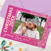 スノーフレークきらきら光るベリー4フォトイヤーシック金ゴールド 箔シーズンカード