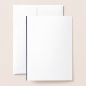 スノーフレークとスノーフラリークリスマス金ゴールドID426 箔カード (裏面封筒付き)