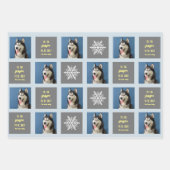 スノーフレークのお気に入りクリスマス2の写真。 ラッピングペーパーシート (正面)