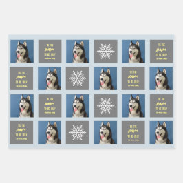 スノーフレークのお気に入りクリスマス2の写真。 ラッピングペーパーシート