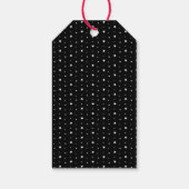 スノーフレークのクリスマスポーラーベア ギフトタグ (裏面)