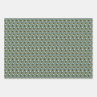 スノーフレークの森（小）ラッピング紙セット3 ラッピングペーパーシート